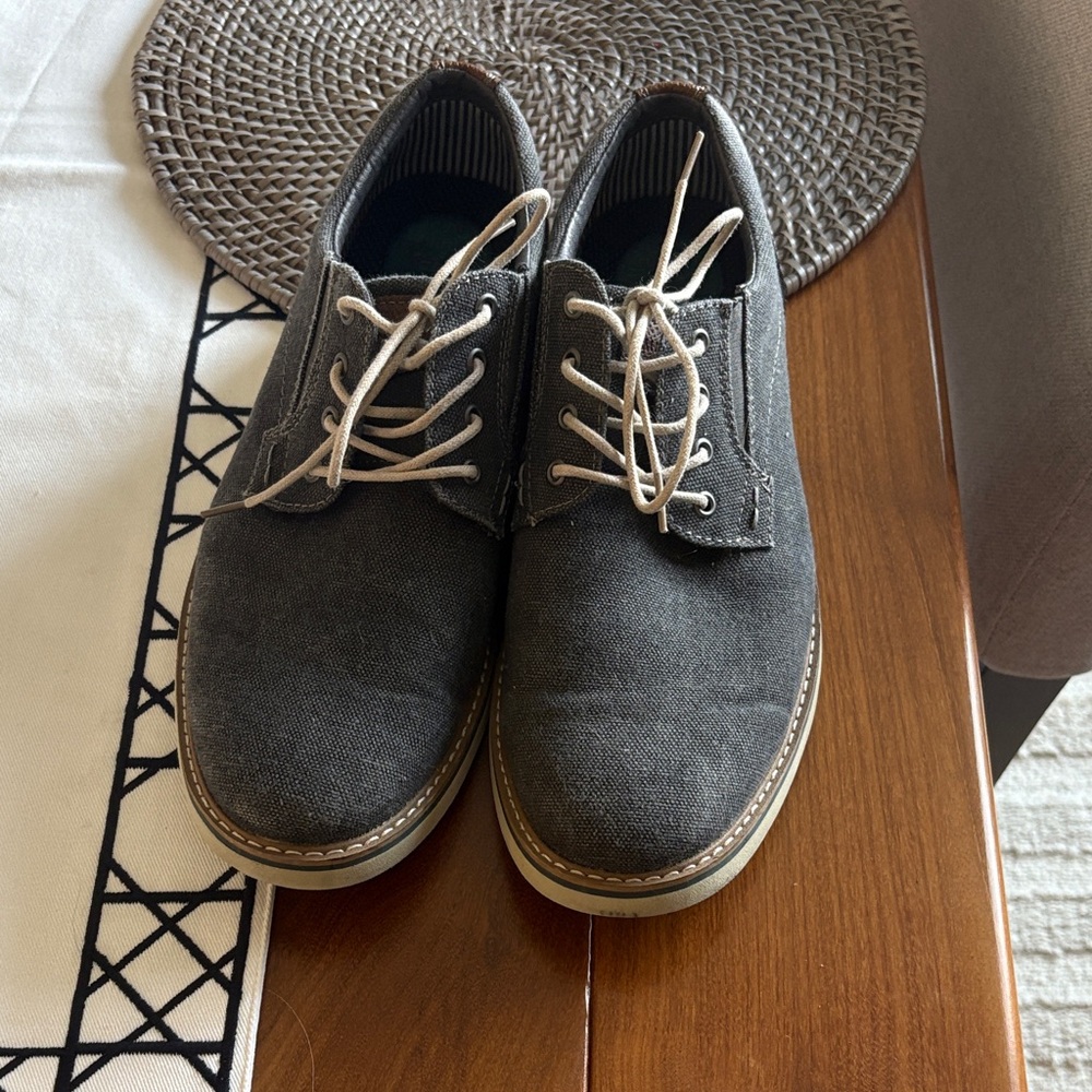 Men's Blue Canvas Shoes